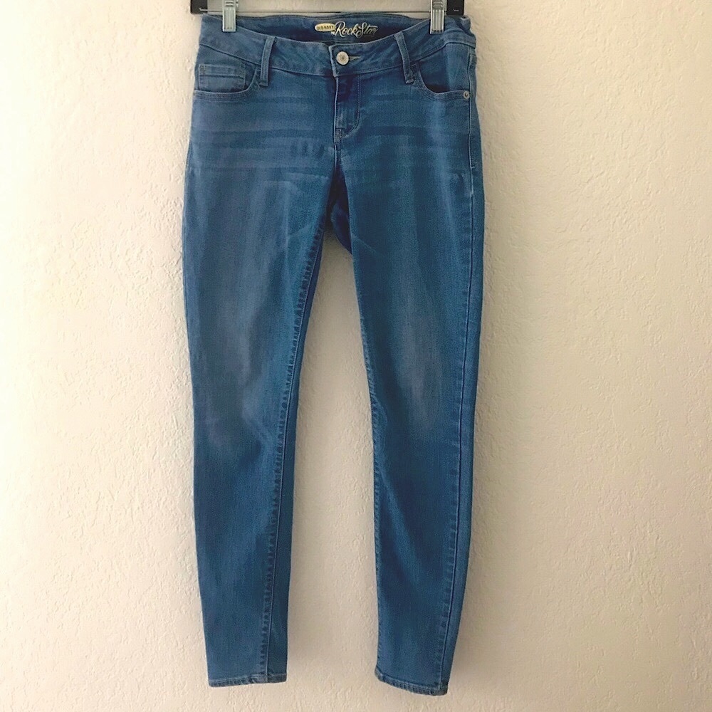 COPY - Old Navy Rockstar Skinny Jeans Light Wash Blue Womens Size 6 Regular